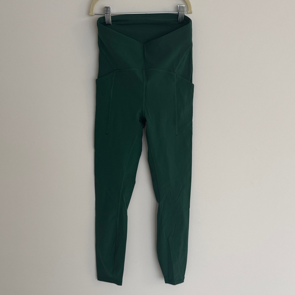 lululemon athletica Fast & Free Forest Green High-Rise Leggings